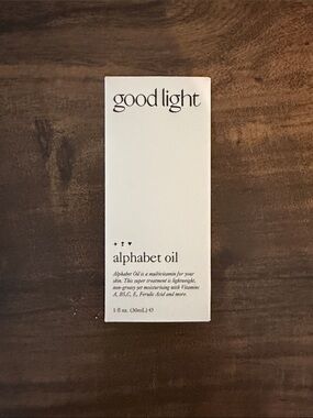 Good Light Alphabet Oil -Nourishing Facial Oil